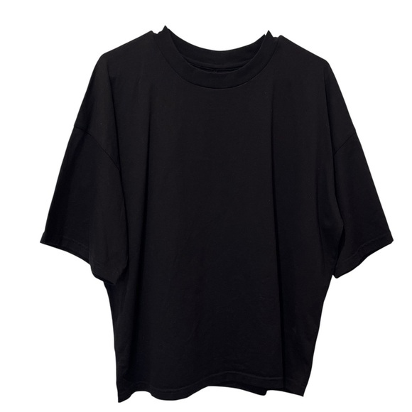vintage black oversized top witchy whimsigoth vampire goth emo punk grunge basic - Picture 1 of 8